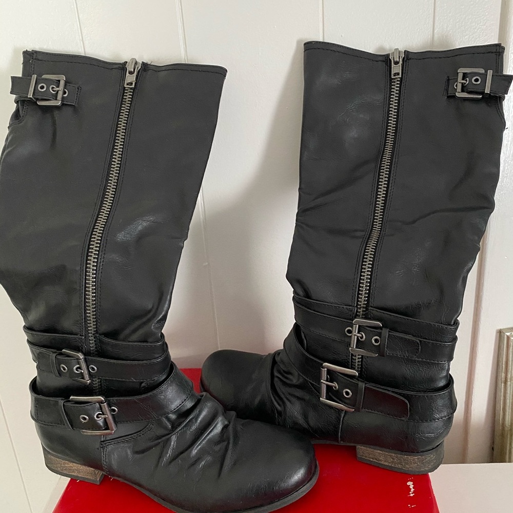 carlos santana 9 women’s black boots